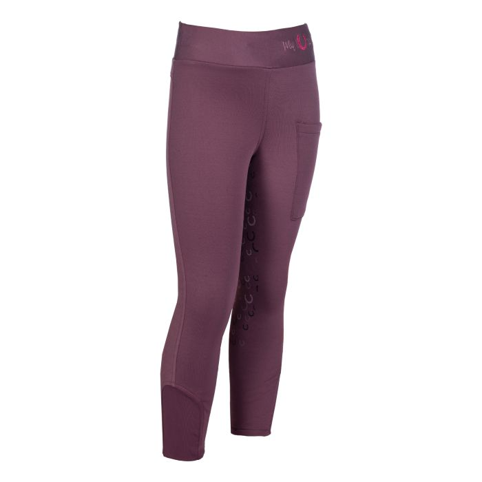 Leggings Da Equitazione HKM Pony Dream II Per Bambine E Ragazze - Sedile In Silicone, Motivo Cavallo E Stella, Vestibilità Regolabile - 3