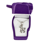 AWST Int'l Prancing Pony Necklace W./ Horse Head Gift Box