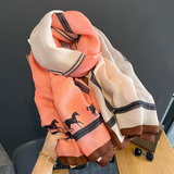 AWST Int'l "Strap Goods" Cotton Linen Scarf