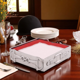 Arthur Court Equestrisn Luncheon Napkin Box