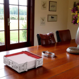 Arthur Court Equestrisn Luncheon Napkin Box