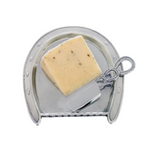 Arthur Court Horseshoe Plate with Server