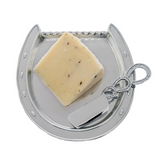 Arthur Court Horseshoe Plate with Server