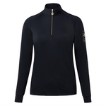 B Vertigo Sidney Women's Long Sleeve Ventilated Half Zip Shirt
