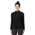 B Vertigo Sidney Women's Long Sleeve Ventilated Half Zip Shirt