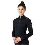 B Vertigo Sidney Women's Long Sleeve Ventilated Half Zip Shirt