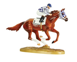 Breyer Secretariat - 50th Anniversary Figurine with Jockey