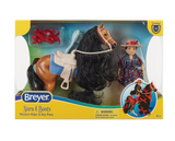 Breyer Nora & Boots | Western Horse and Rider