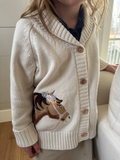 Bridle Up Hope Gallop and Grace Kid's Cardigan
