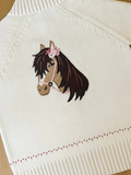 Bridle Up Hope Lil' Dreamer Horseshoe Kids Cardigan