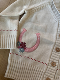 Bridle Up Hope Lil' Dreamer Horseshoe Kids Cardigan