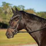 Equinavia Valkyrie Anatomic Dressage Bridle with Rubber Reins