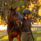 Equinavia Valkyrie Anatomic Dressage Bridle with Rubber Reins