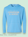 Equine & Design Pairs Well With Champagne & Horses Hoodie