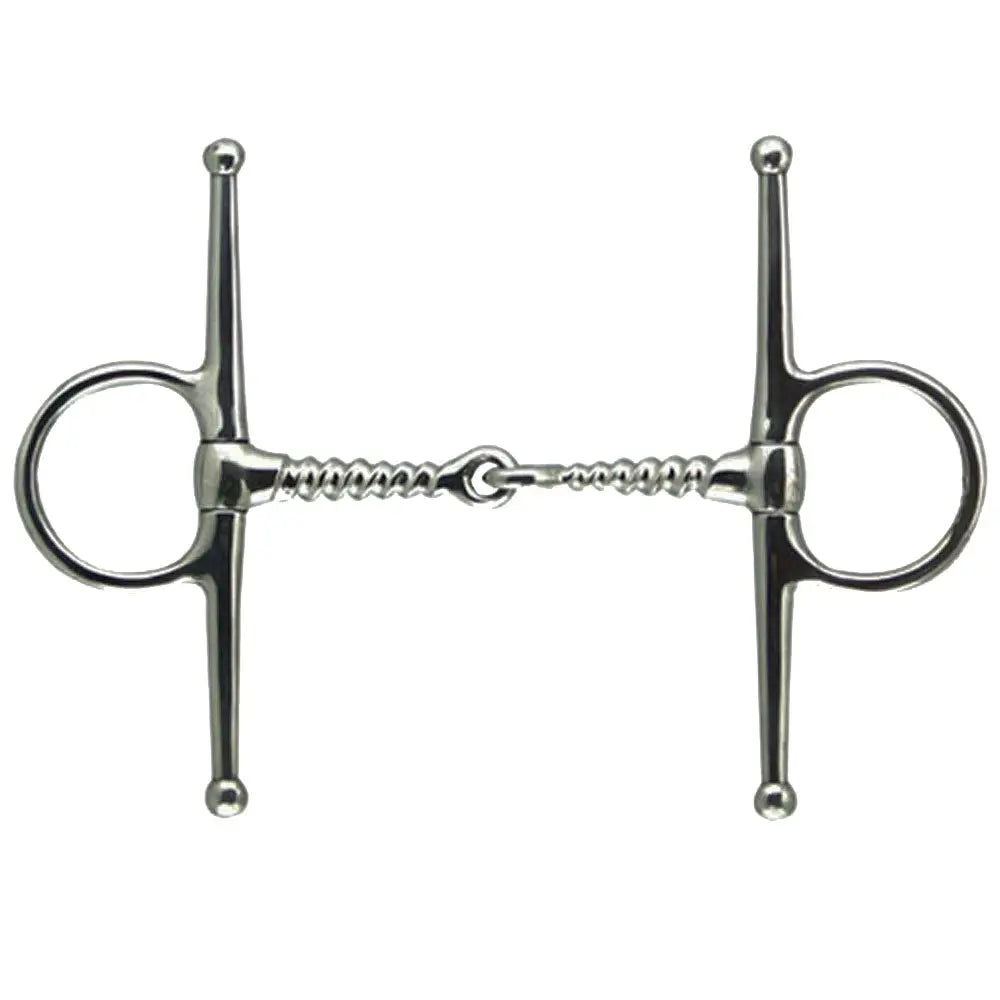 Coronet Full Cheek Stainless Steel Corkscrew Bit – Equitique-USA