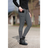 HKM Riding Breeches -Rosewood- Silicone Knee Patch