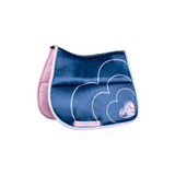 HKM Saddle Pad -Funny Horses Hearts- 2 in 1