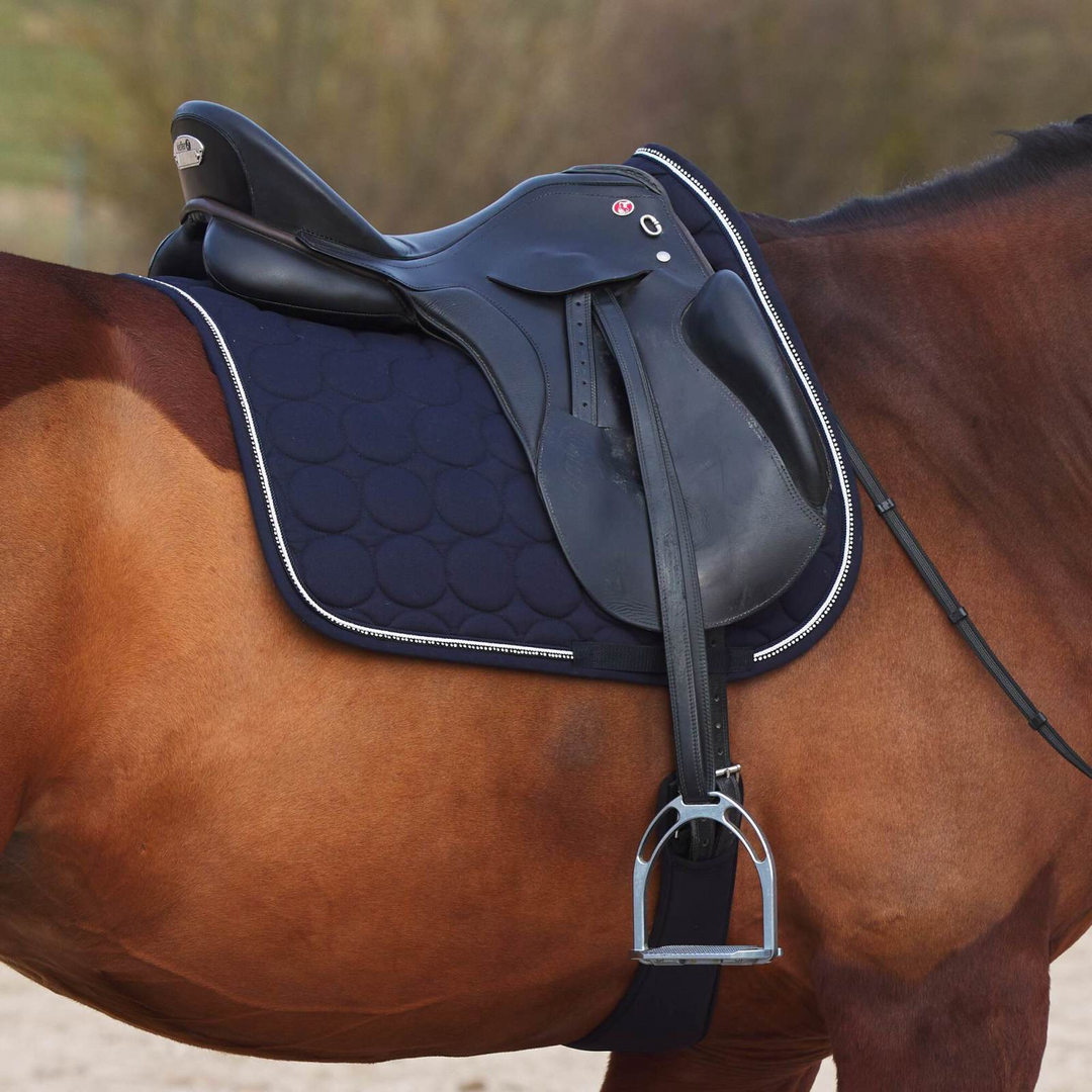 Equestrian Stockholm Black Edition Saddle Pad Dressage / Full