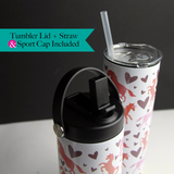 Hunt Seat Paper Co. I Love Horses Stainless Steel Water Bottle