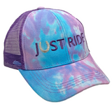 Just Ride Mesh Back Ponytail High Bun Ball Cap