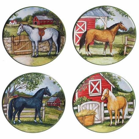 Kelley and Company Summer 6" Small Plate Set of 4