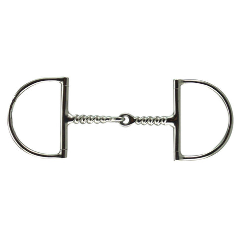 Coronet Stainless Steel Dee Large Corkscrew Snaffle Bit