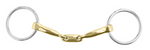 M. Toulouse Sanft Curved Mouth 14mm Loose Ring Bradoon with Lozenge