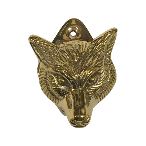 Madison Bay Co. 2-1/2" Solid Brass Fox Privacy Door Knocker