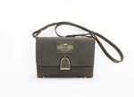 Oakbark and Chrome Shoulder Bag