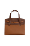 Oakbark and Chrome Stable Tote