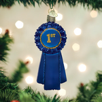 Old World Christmas Blue Ribbon Ornament