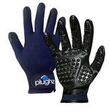 Plughz Wet/Dry Grooming Gloves