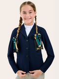 RJ Classics Girls' Addison Air Jr. Blue Label Mesh Show Coat