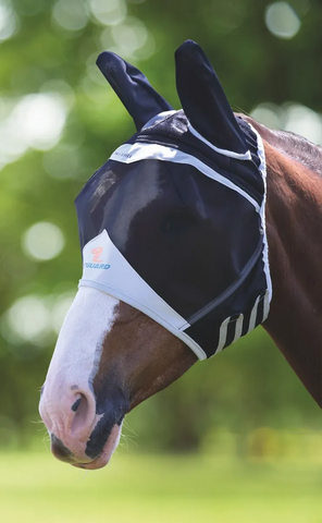 Shires FlyGuard Fine Fly Mask With Ears