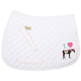 Tuffrider I Heart Pony Girl Saddle Pad