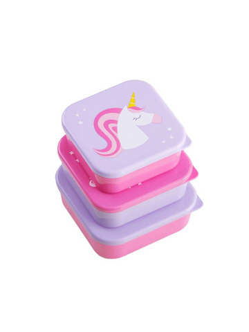 Wildkin Unicorn Nested Snack Containers