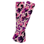 Awst Int'l Ladies Lila Purple Camo Horse Socks