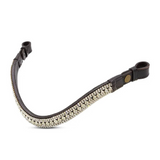 Crystal Bling Snap Black Browband