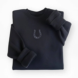 Horseshoe Sweatshirt in Black