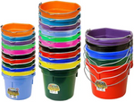 Flat-backed bucket 8 quart