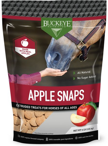 Buckeye Nutrition All-Natural Apple Horse Treats, 4-lb bag By Buckeye Nutrition