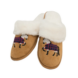 Faux Fur Suede Slippers