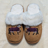 Faux Fur Suede Slippers
