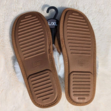 Faux Fur Suede Slippers