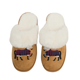 Faux Fur Suede Slippers