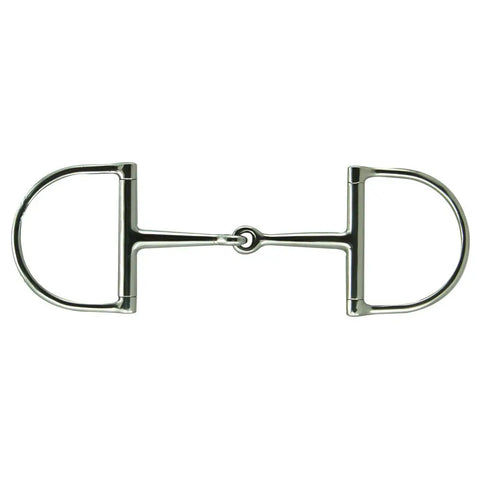 Coronet Stainless Steel Large Dee Heavy Mouth Snaffle bit