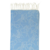 Awst Int'l Lila Linear Horses Pashmina Scarf