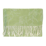 Awst Int'l Lila Linear Horses Pashmina Scarf