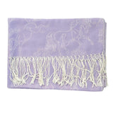 Awst Int'l Lila Linear Horses Pashmina Scarf