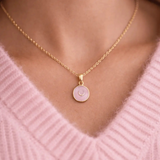 Pink Horseshoe Necklace